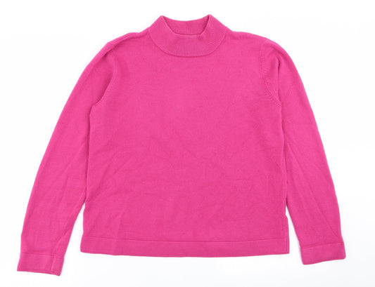Womens UK Size S BM Pink Pullover Jumper