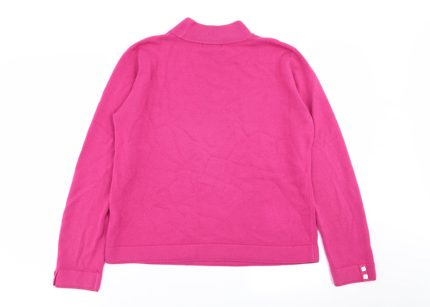 Womens UK Size S BM Pink Pullover Jumper