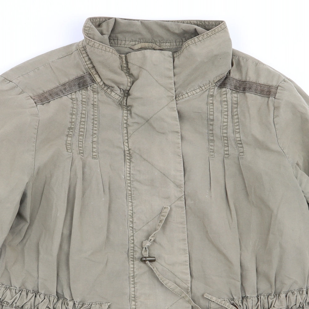 F&F Womens Green   Jacket Coat Size 10