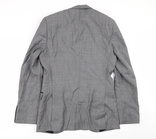 Topman Mens Grey   Jacket Blazer Size 36