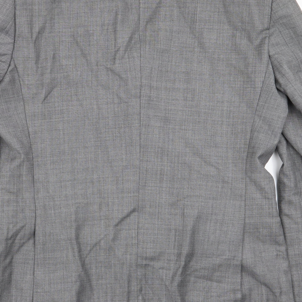 Topman Mens Grey   Jacket Blazer Size 36