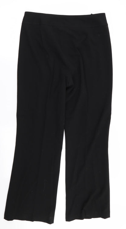 Womens UK Size 16 BHS Regular Fit  Black Trousers