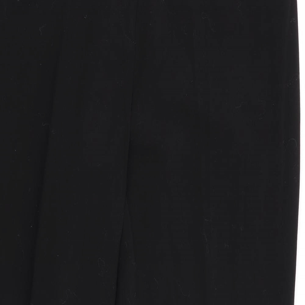 Womens UK Size 16 BHS Regular Fit  Black Trousers