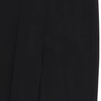 Womens UK Size 16 BHS Regular Fit  Black Trousers