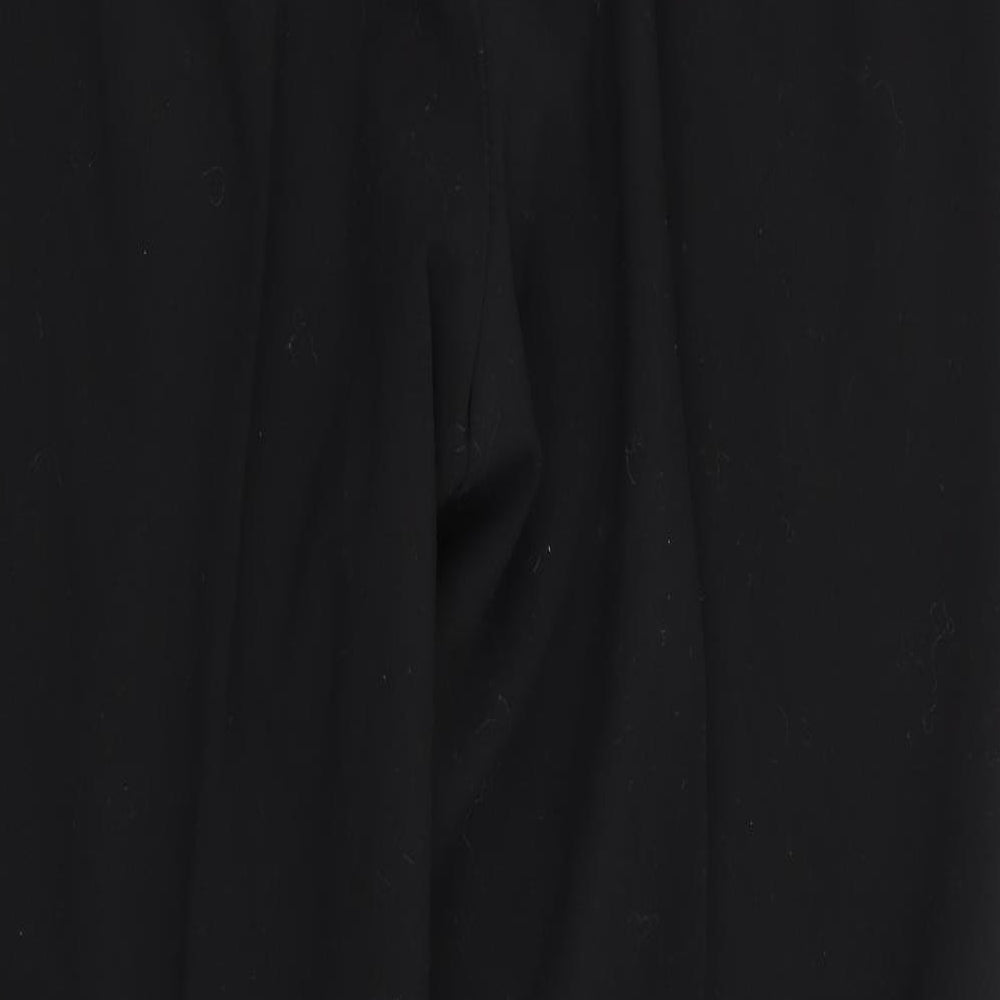 Womens UK Size 16 BHS Regular Fit  Black Trousers