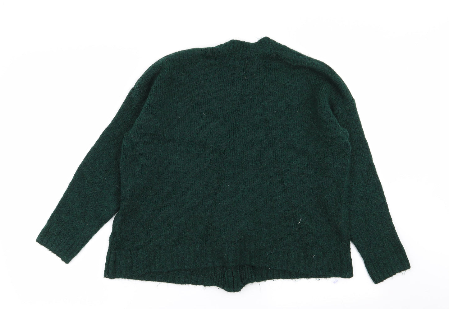 Womens UK Size 8 ASOS Green Full Zip Jumper