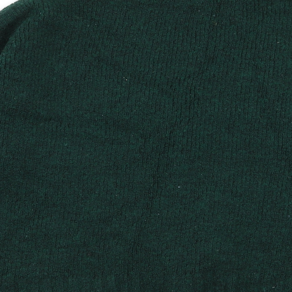 Womens UK Size 8 ASOS Green Full Zip Jumper
