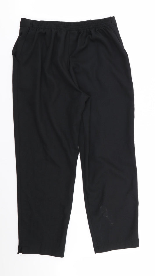Autonomy Womens Black   Trousers  Size 14 L26 in - Stretch waistband`