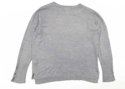 Primark Womens Grey   Pullover Jumper Size 12