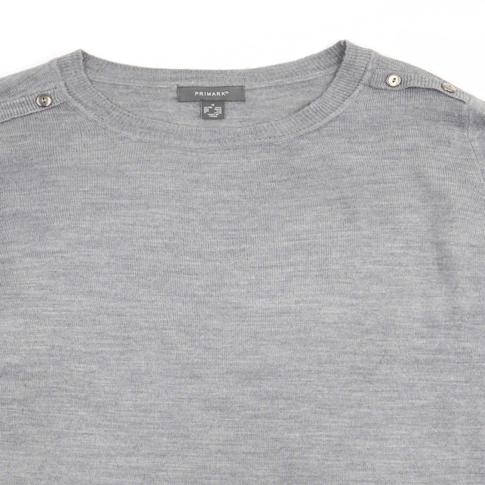 Primark Womens Grey   Pullover Jumper Size 12