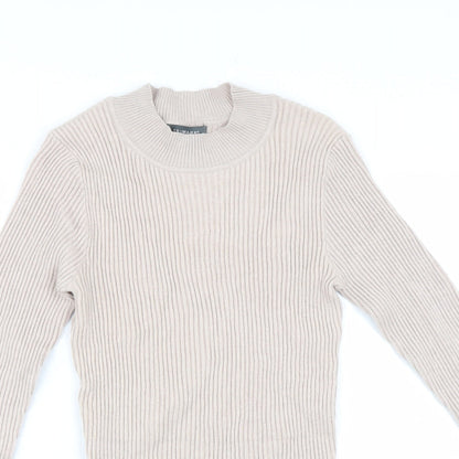 Primark Mens Beige  Knit Pullover Jumper Size M