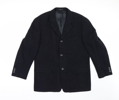 Mens UK Size 42 Ciro Citterio Regular Blue Suit Jacket