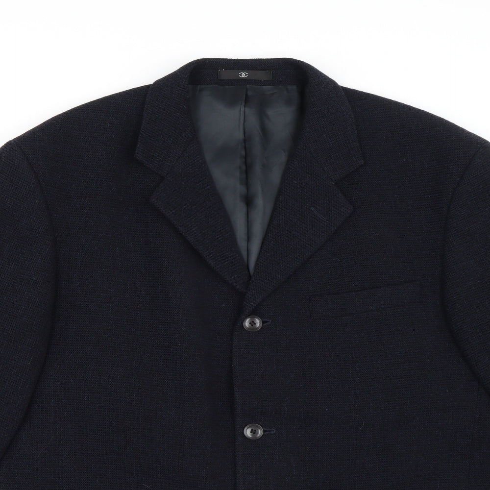 Mens UK Size 42 Ciro Citterio Regular Blue Suit Jacket