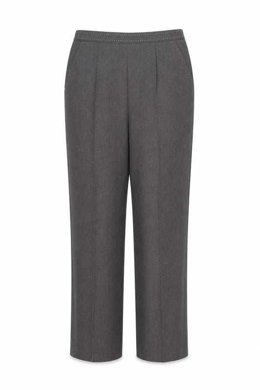 Womens UK Size 16 BM Collection Regular Fit  Grey Trousers