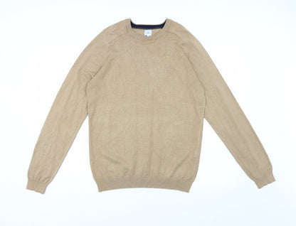 River Island Mens Brown  Knit Pullover Jumper Size S