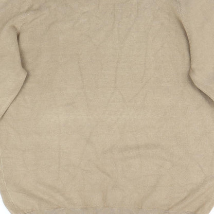 River Island Mens Brown  Knit Pullover Jumper Size S