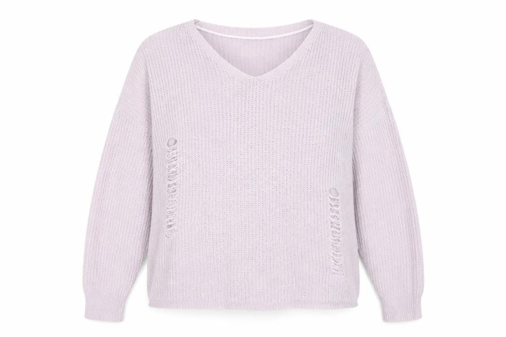 Womens UK Size L Primark Purple Pullover Jumper