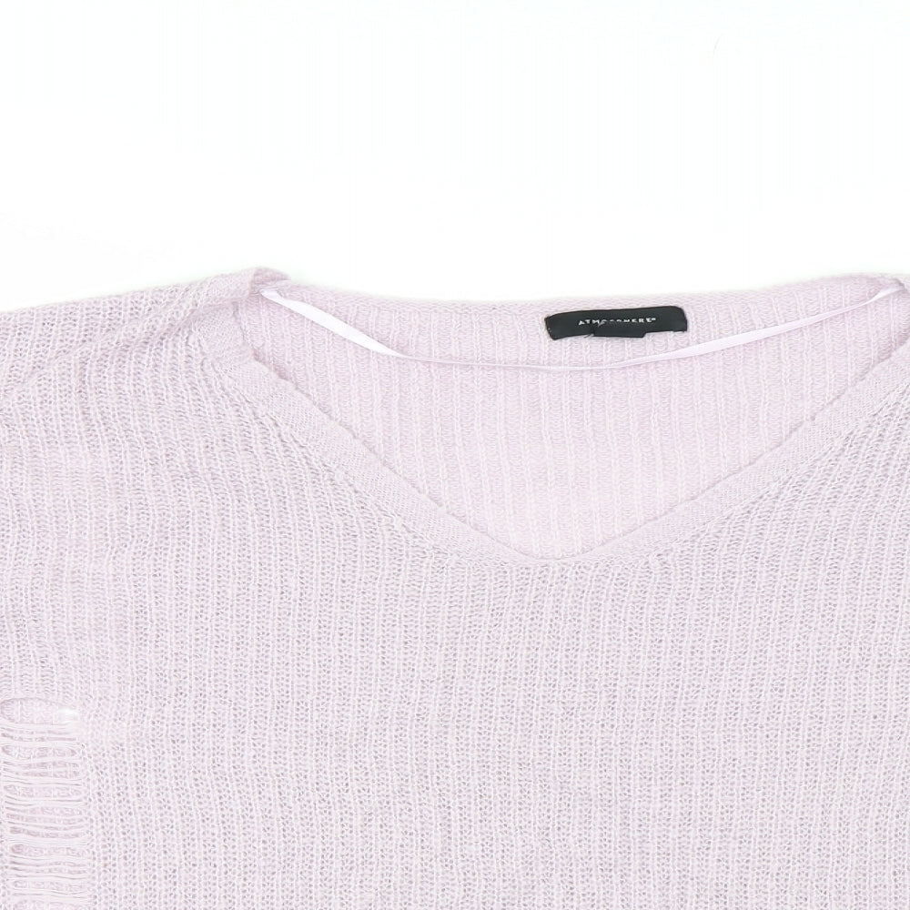 Primark Womens Purple  Knit Pullover Jumper Size L