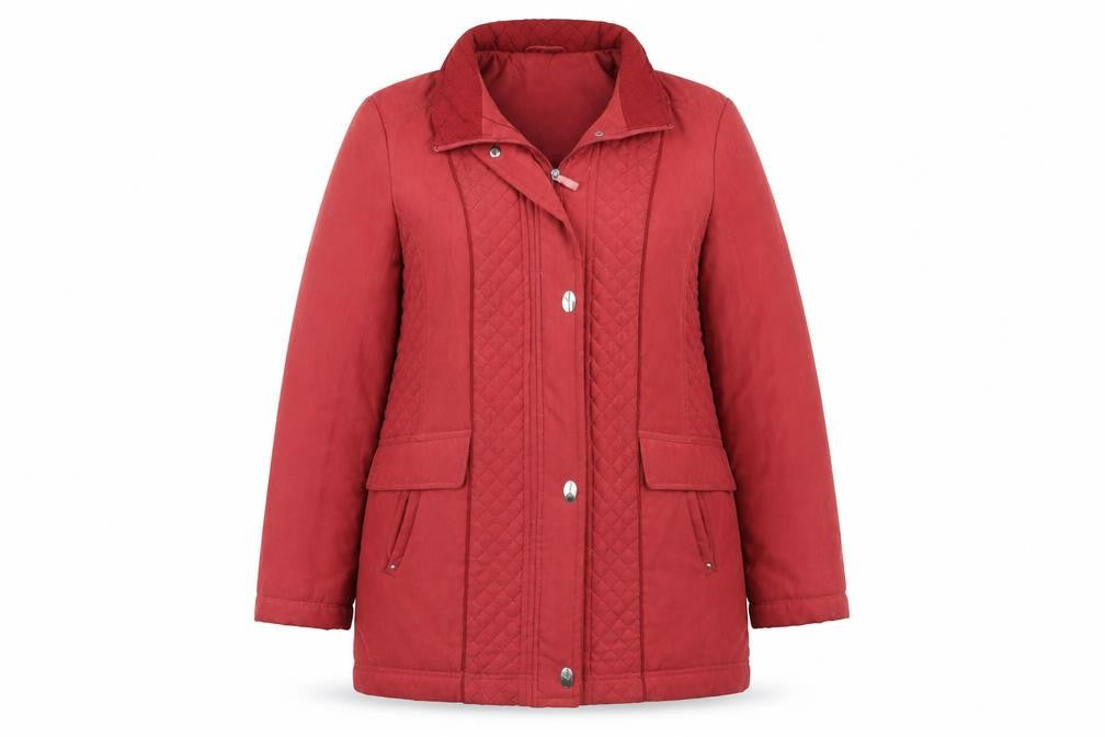 Womens UK Size M Preworn Red Overcoat