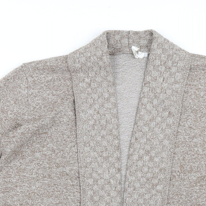 Review Womens Brown  Knit Cardigan Jumper Size M