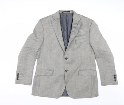 Mens UK Size 42 Impressions Regular Green Suit Jacket