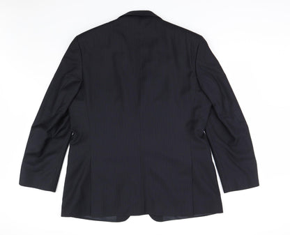 Mens UK Size 46 Burton Regular Black Suit Jacket