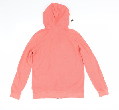 Mens UK Size  NEXT Orange Full Zip Hoodie