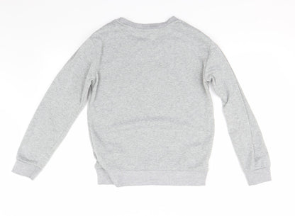 Vogue Italia Womens Grey   Pullover Sweatshirt Size S
