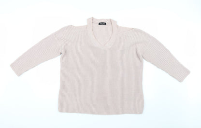 Womens UK Size M New Look Pink Pullover Jumper