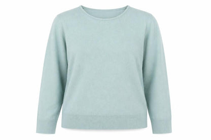 Womens UK Size XL Text Green Pullover Jumper