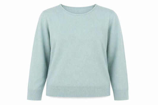 Womens UK Size XL Text Green Pullover Jumper
