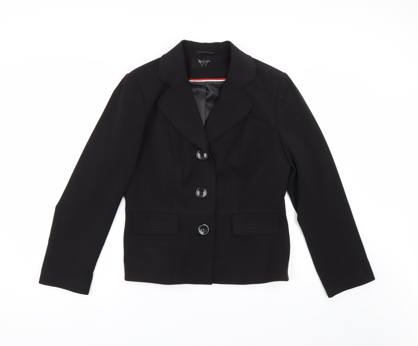 BHS Womens Black   Jacket Suit Jacket Size 12