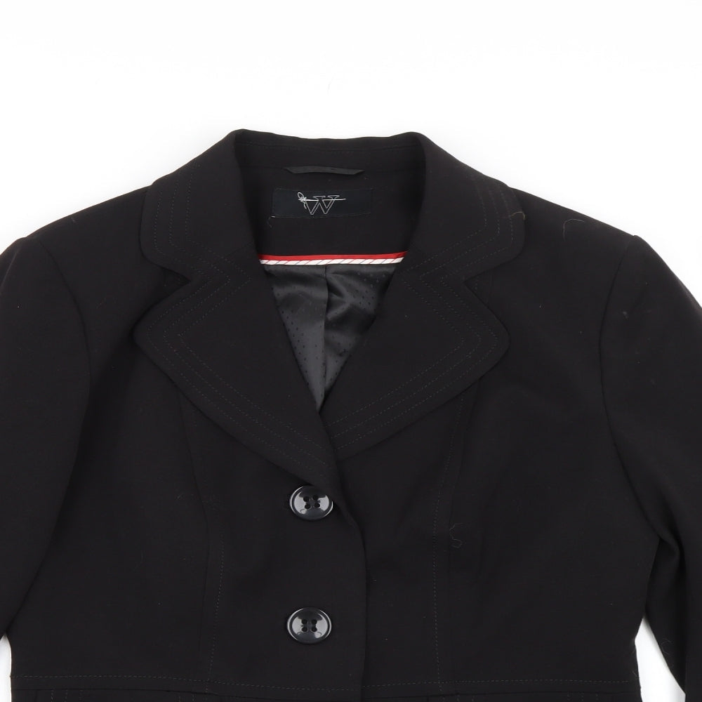 BHS Womens Black   Jacket Suit Jacket Size 12