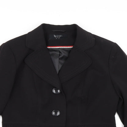 BHS Womens Black   Jacket Suit Jacket Size 12