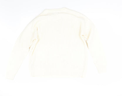 Womens UK Size 14 New Look Ivory Pullover Jumper