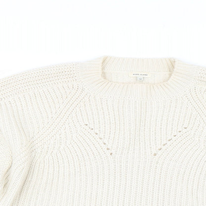 Womens UK Size 12 River Island Ivory Pullover Jumper