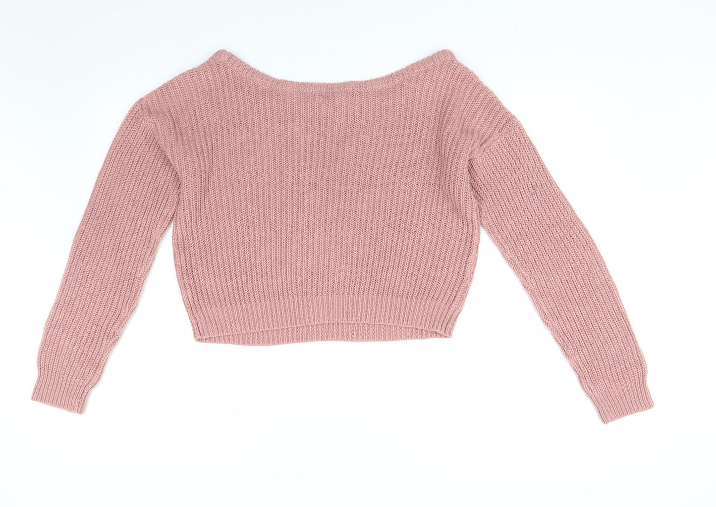 Womens UK Size M Missguided Pink Pullover Jumper