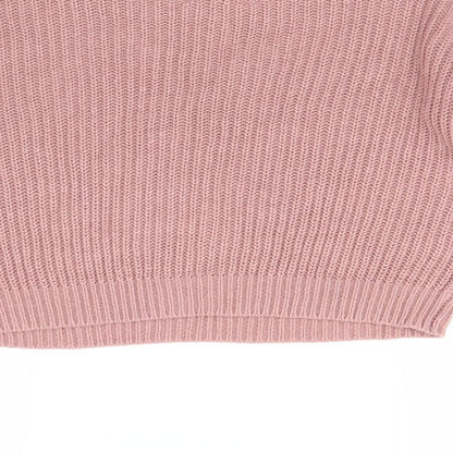 Womens UK Size M Missguided Pink Pullover Jumper