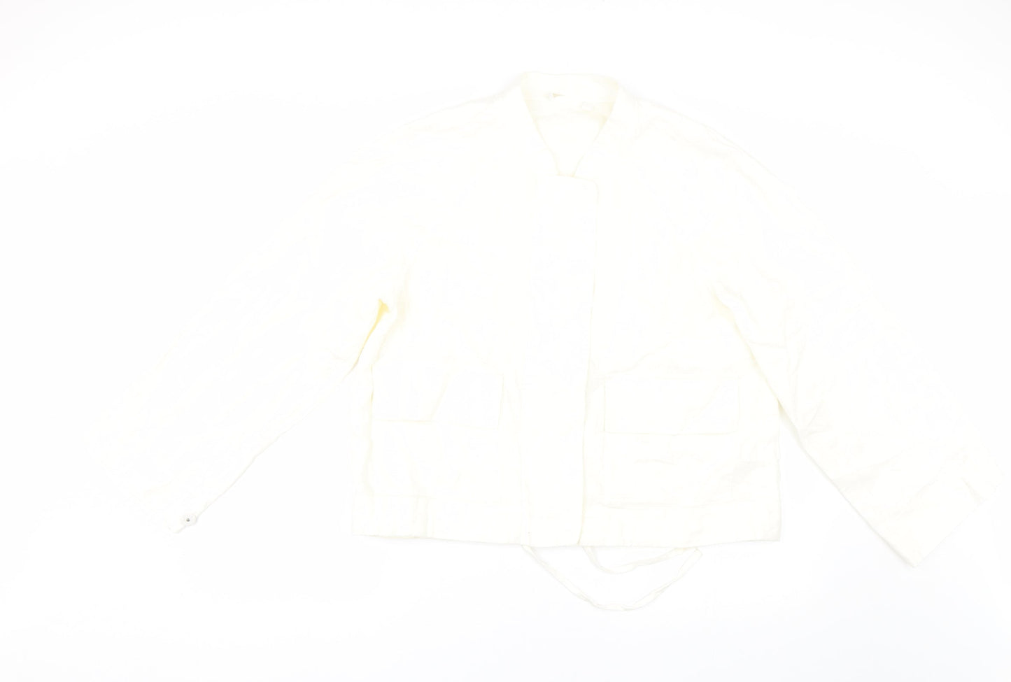 Womens UK Size M Preworn Ivory Jacket