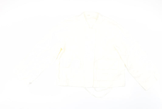 Womens UK Size M Preworn Ivory Jacket