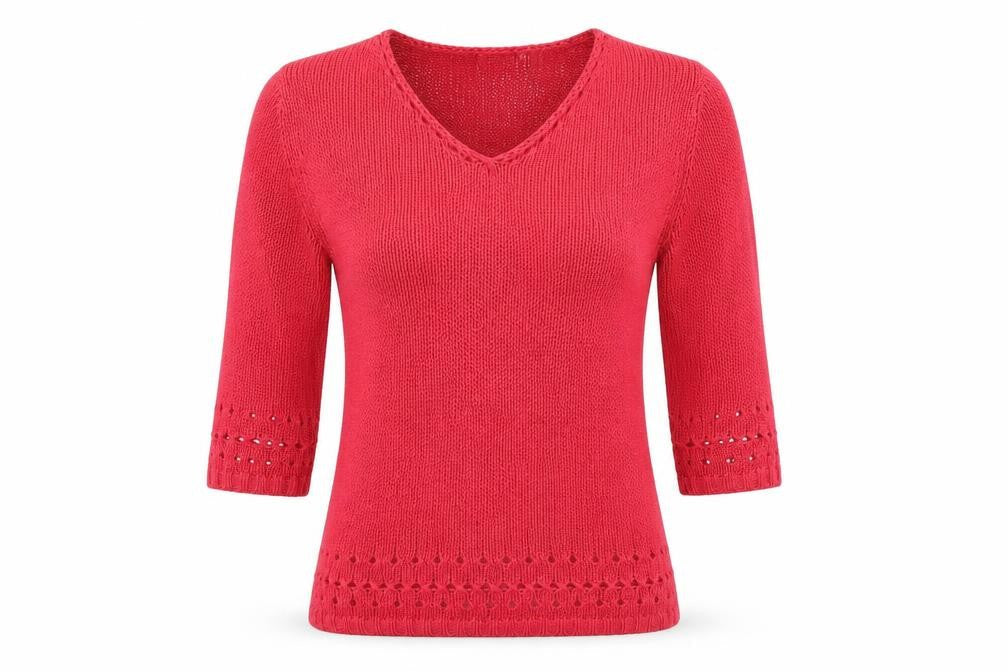 Womens UK Size M Avenue Pink Pullover Jumper