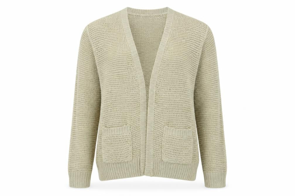 Womens UK Size 14 AKD A WEST Ivory Cardigan Jumper