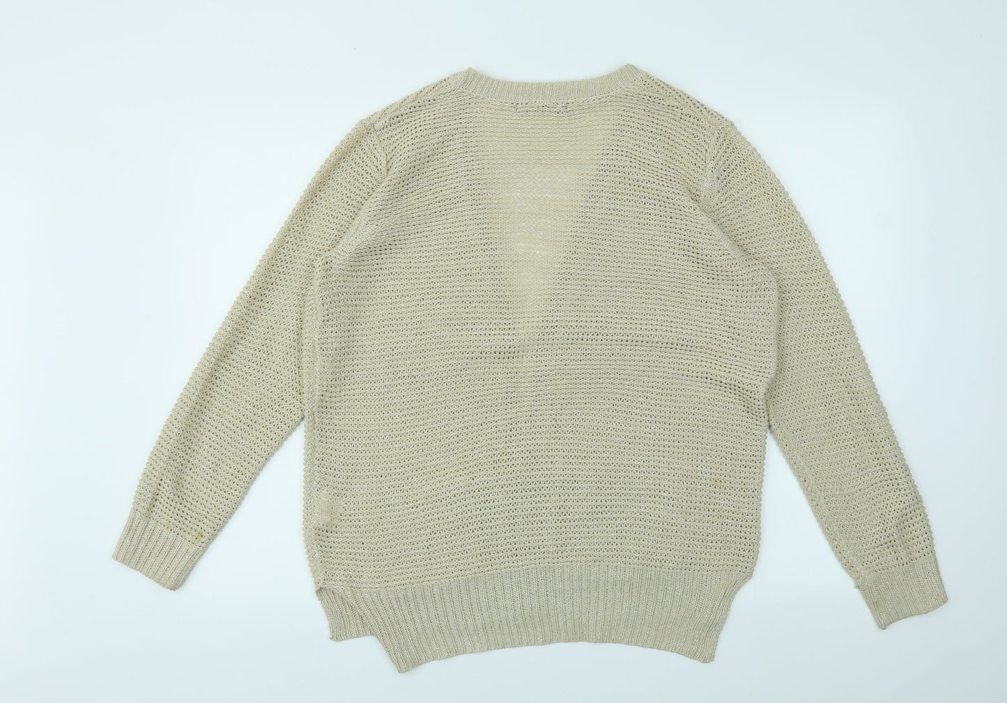 Womens UK Size 14 AKD A WEST Ivory Cardigan Jumper