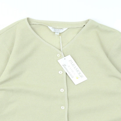 Paramour Collection Womens Ivory   Cardigan Jumper Size M