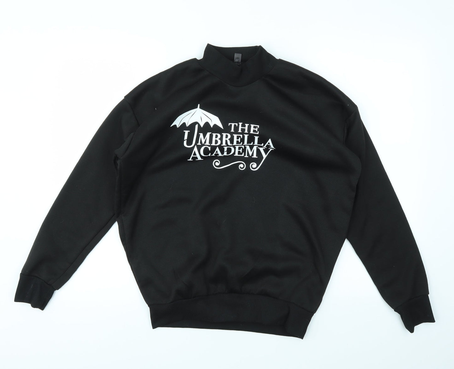 Womens UK Size XS Preworn Black Pullover Jumper