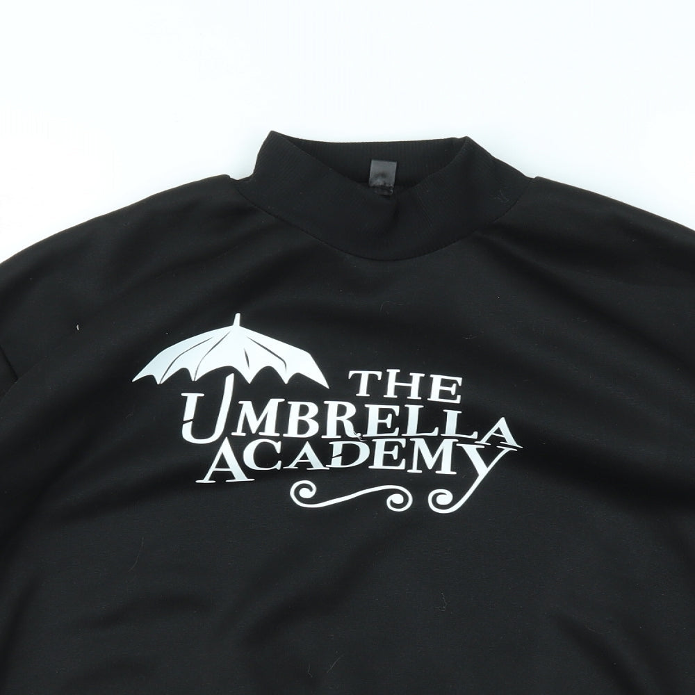 Womens UK Size XS Preworn Black Pullover Jumper