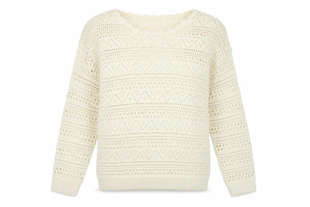 Womens UK Size 14 Matalan Ivory Pullover Jumper