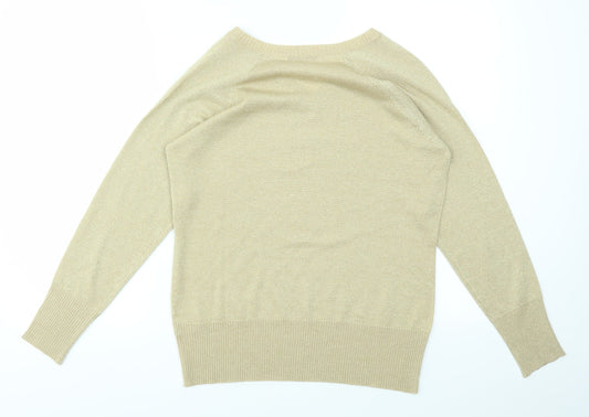 EWM Womens Gold   Basic T-Shirt Size M