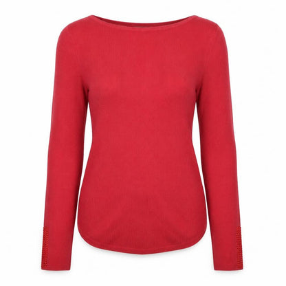 SWEEWE Womens Red   Pullover Jumper Size S