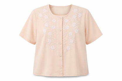 MARGARET Womens Pink   Basic Blouse Size 2XL